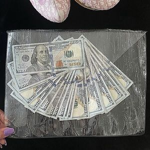 Vintage Dior Monogram Clear Clutch